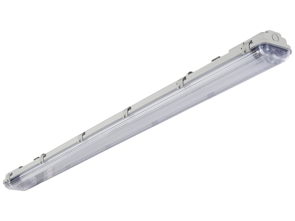 Feuchtraumleuchte Sylvania SYLPROOF G13 2×13W 3100lm 840 IP65 1280×99mm grau