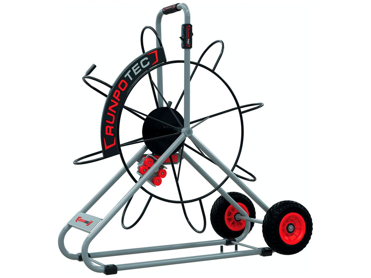 Stahlhaspel Runpotec Ø1000mm 2×Auslaufsystem, für Ø11mm