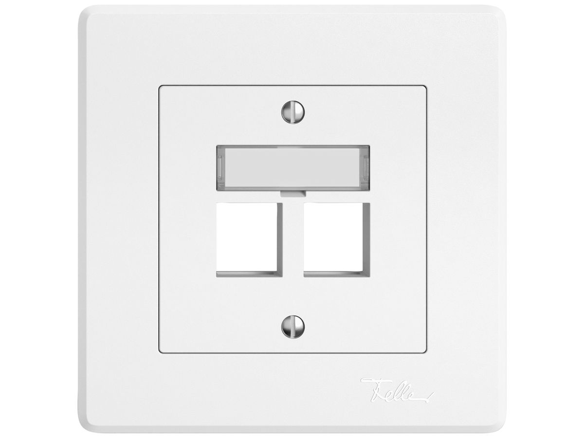 UP-Montageset EDIZIO.liv Keystone SNAPFIX® gerade 2× ws
