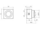 EB-Bewegungsmelder und Lichtsensor DALI-MSensor G3 SFI 30 PIR 10DPI weiss