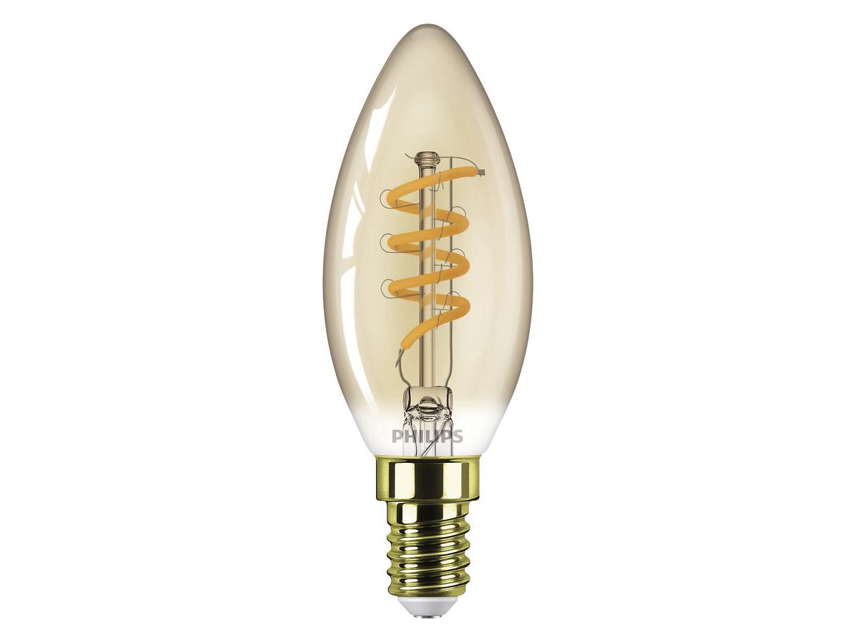 LED-Lampe MASTER Value LEDcandleD E14 B35 2.5…15W 818 136lm, gold