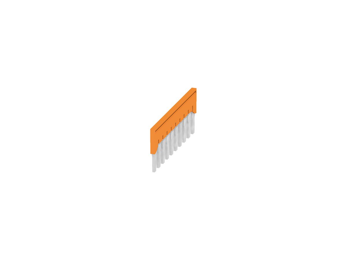 Querverbinder Weidmüller ZQV 6SL/10 41A/400V Isoliert orange