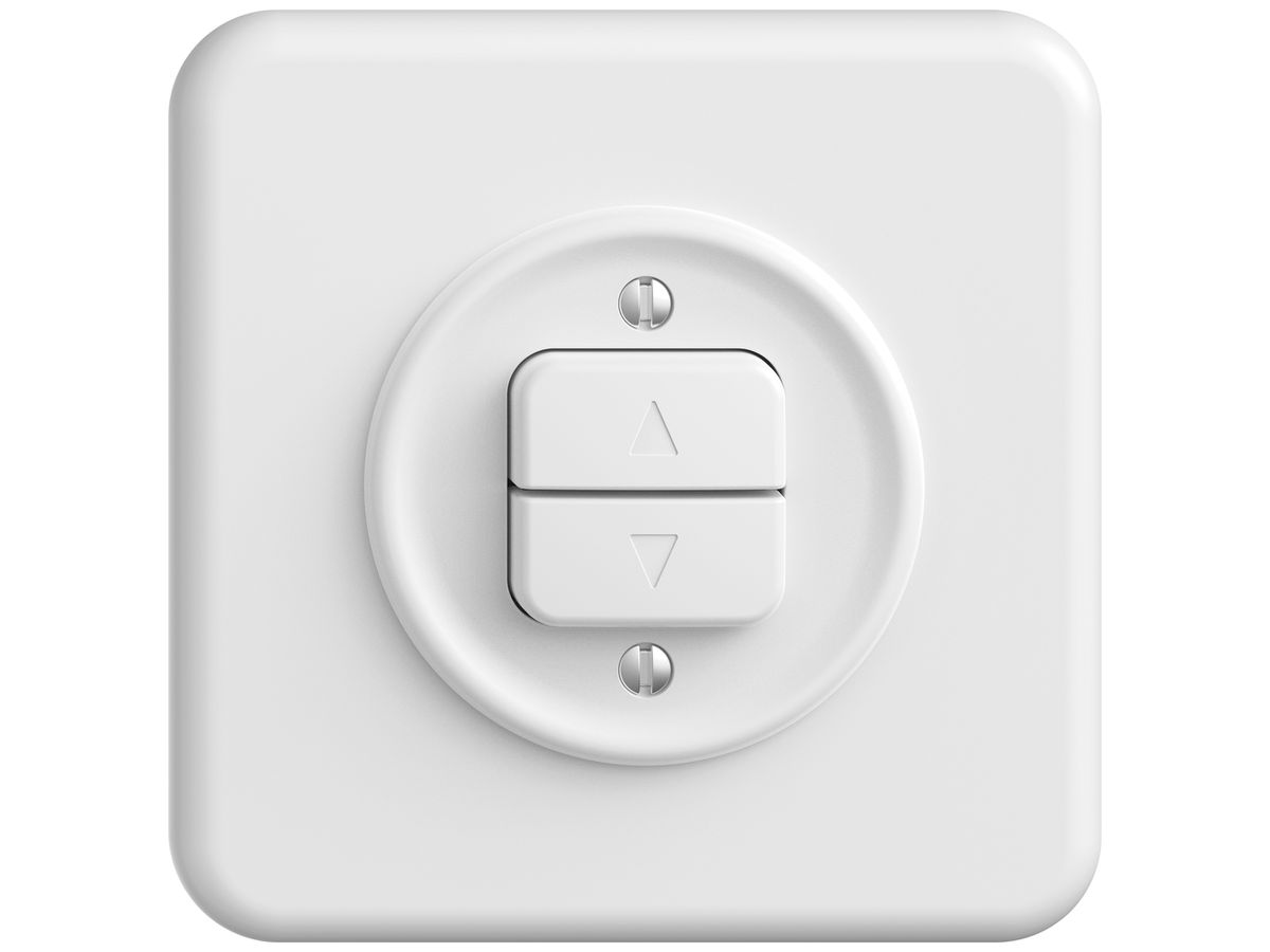 UP-Montageset STANDARDdue SNAPFIX® für Storenschalter und -taster m.2 Tasten ws