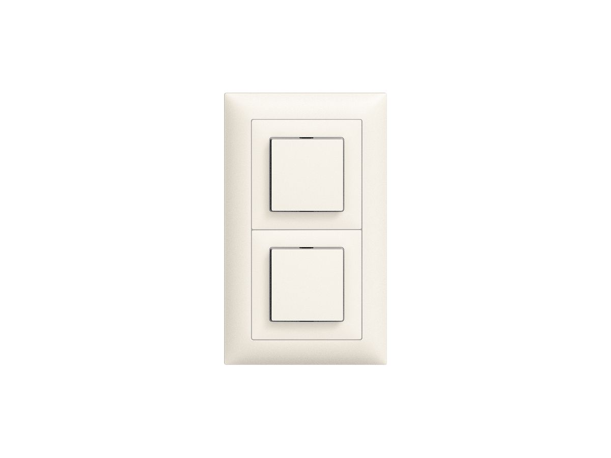 UP-Kombination EDIZIOdue Sch.6+S3 weiss vertikal