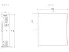 Stromversorgung Siemens SITOP, IN: 120…230VAC (120…240VDC), OUT: 12VDC/7A