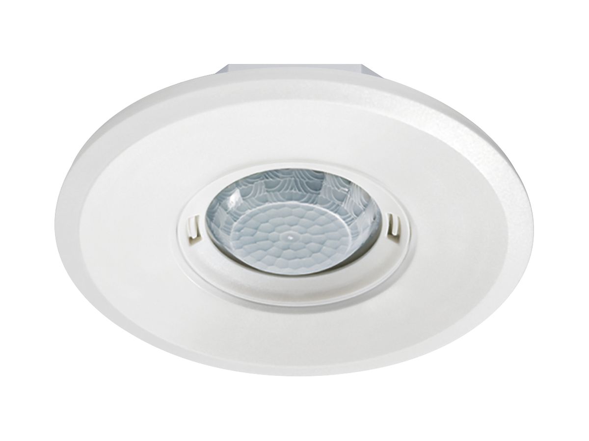 EB-Präsenzmelder KNX ESYLUX PD-FLAT 360i/10 DT LARGE ROUND 7-Kan weiss
