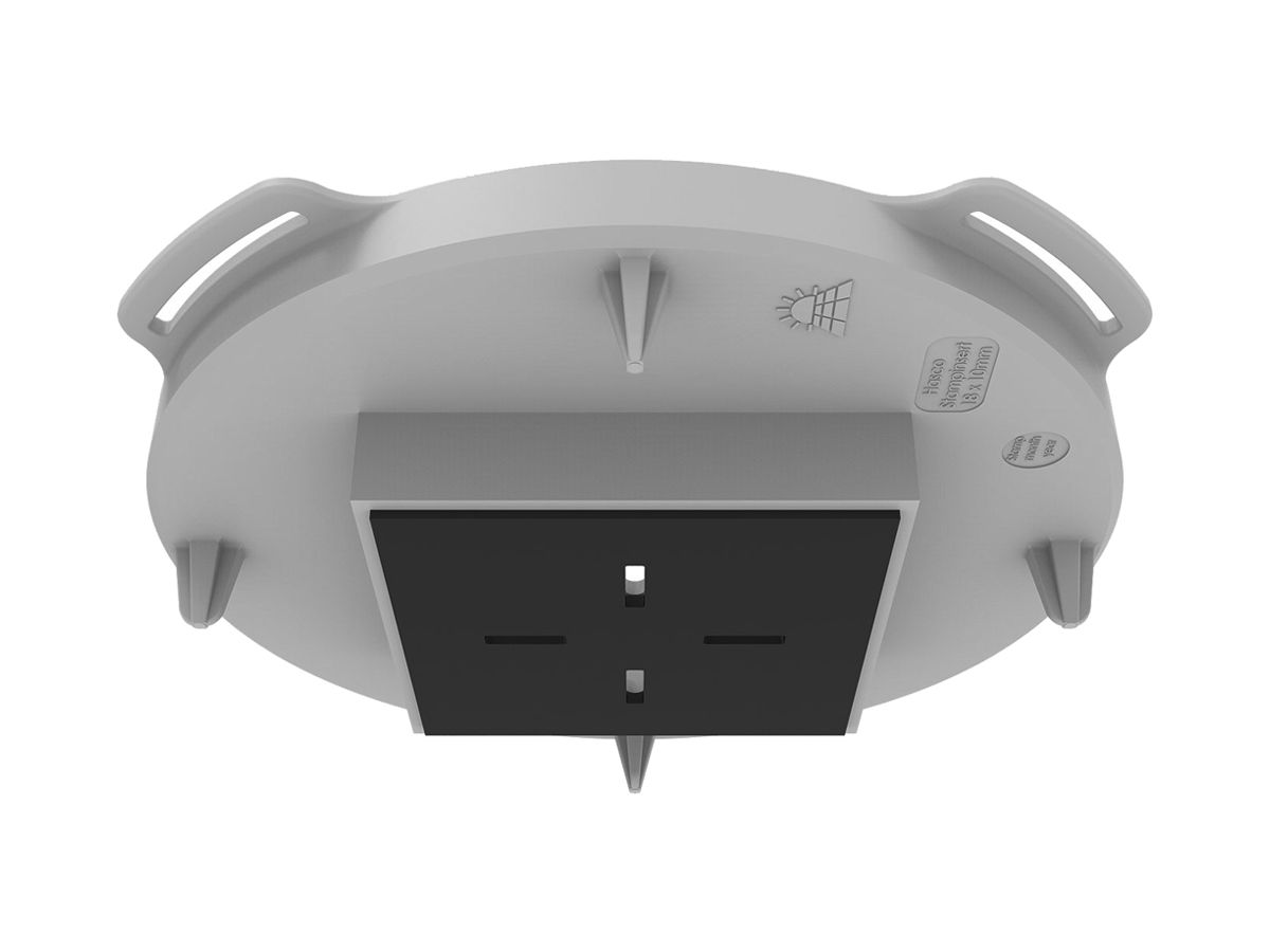 Frontteil Spotbox Mini Flex 75×75mm für Sichtbeton grau