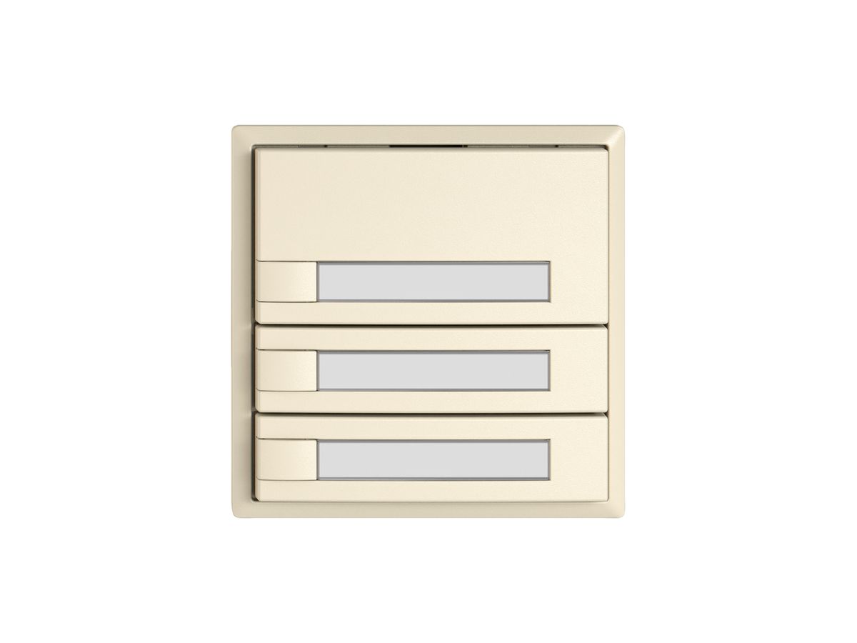 KNX-Taster RGB EDIZIO.liv SNAPFIX® Temperaturfüh.o.LED Pap.3×T 1-Tbed.cr