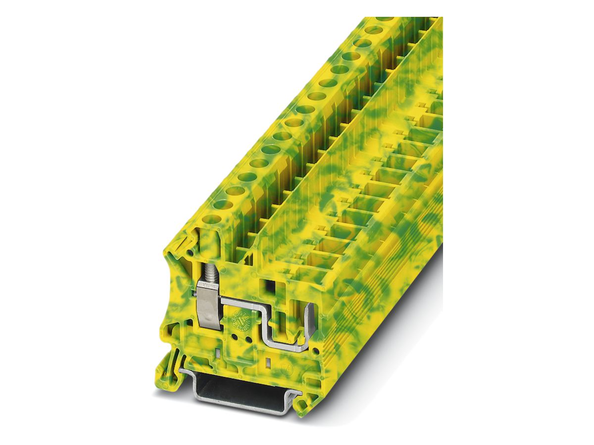 Durchgangsreihenklemme 0.2…10mm² grün/gelb, UT 6/1P-PE