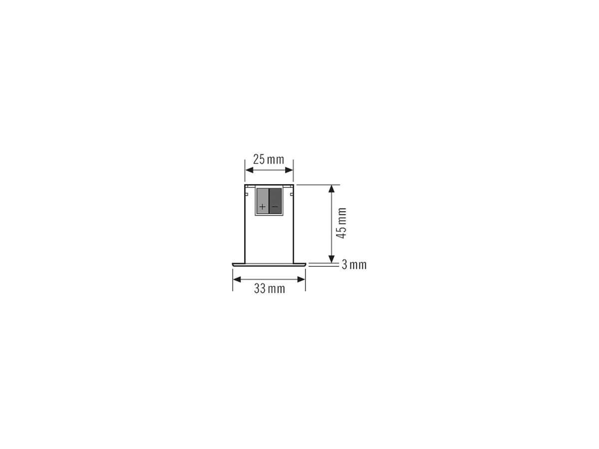 Lichtsensor KNX ESYLUX LS FLAT mini