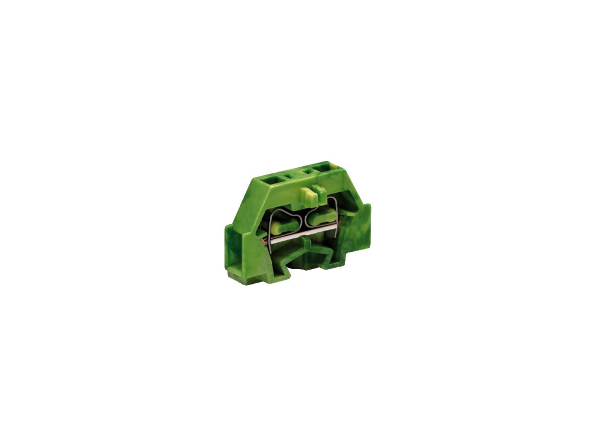 Klemme 2L WAGO 1.5mm² grün-gelb