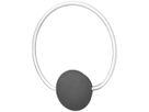 LED-Wandleuchte LEDVANCE Decor Aura 10W 800lm 830 367×39×419mm grau