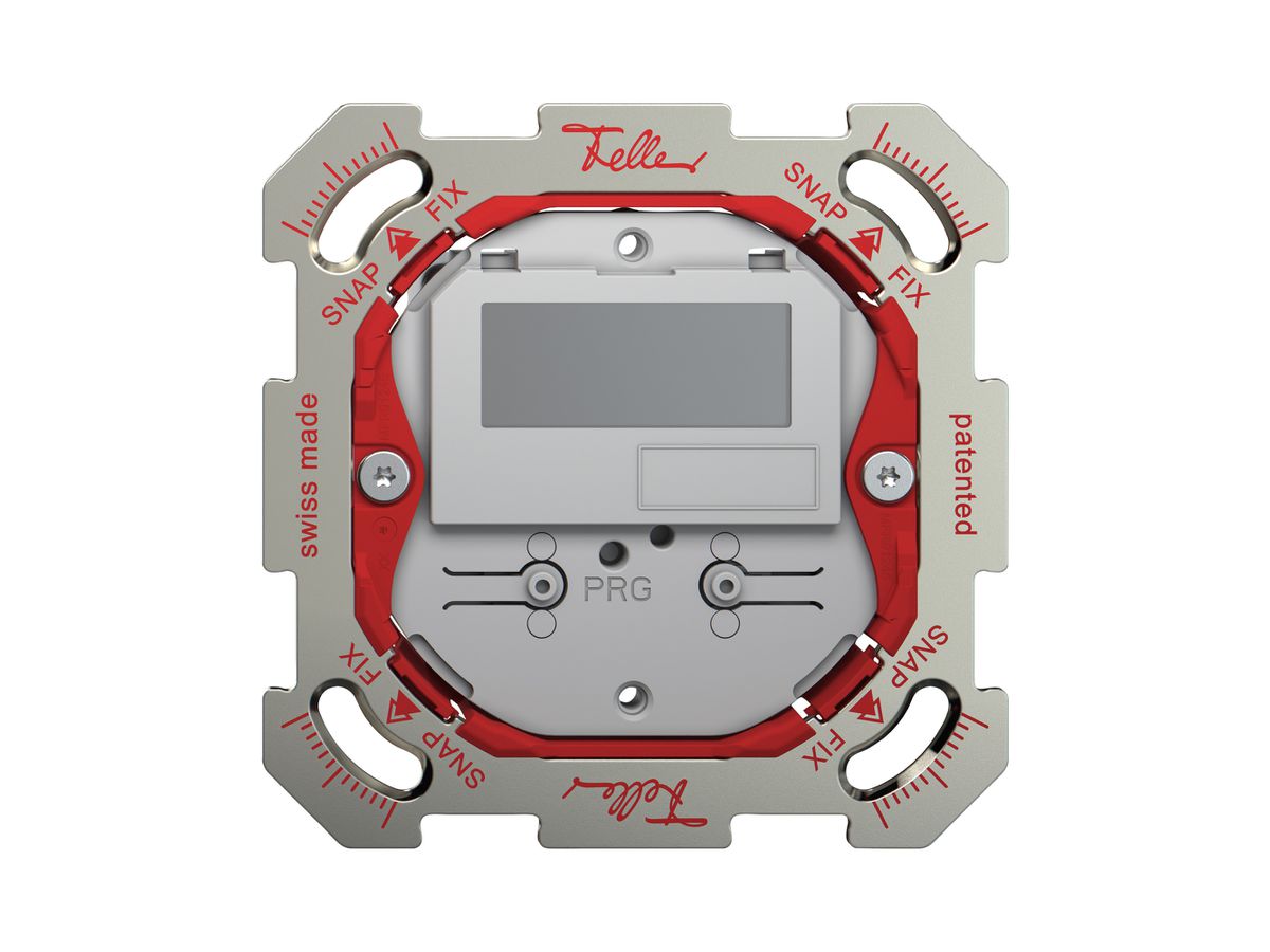 UP-KNX-Taster RGB Feller SNAPFIX® Temperaturfüh.RGB-LED 1×T 1-Tbed.