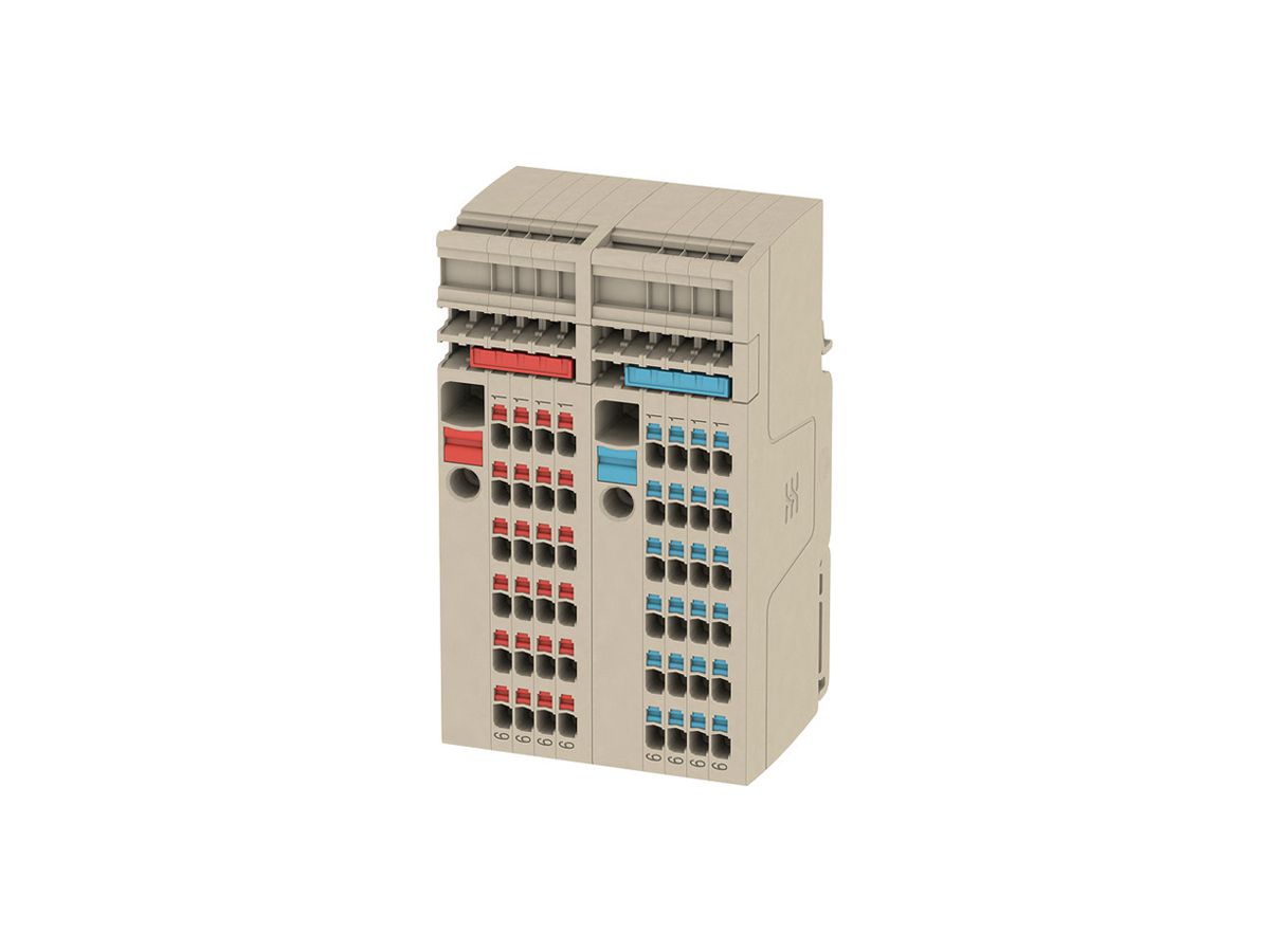 Klemmenleiste Weidmüller SET AAP11 10P 0.5…6mm² 41A 500V push-in beige