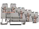 Initiatorenklemme WAGO 2.5mm² 4L grau
