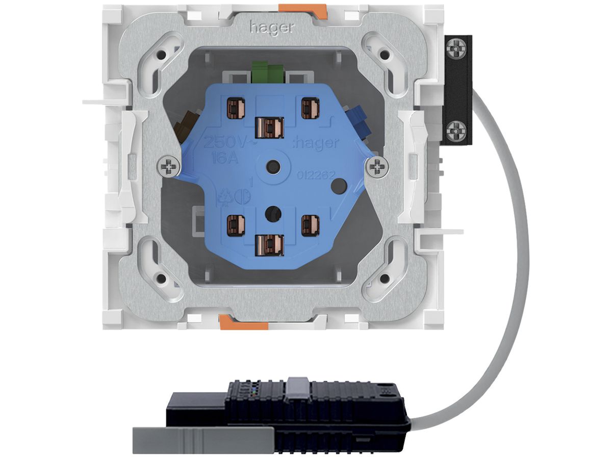 EB-Steckdose 2×Typ 13/23, Rundkabel-Adapter, L3, Td 3×2.5mm²