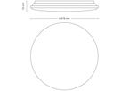 LED-Deckenleuchte Philips Mauve 40W 4300lm 2700/4000/6500K Ø478mm weiss
