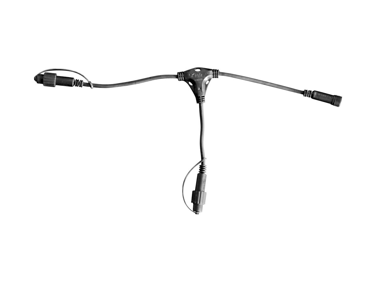 Verteilerkabel MK QuickFix mit 2 Ausgängen, schwarz