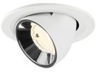 LED-Downlight SLV NUMINOS GIMBLE S 6.7W 1050lm 4000K WB DALI Ø90 ws/cr