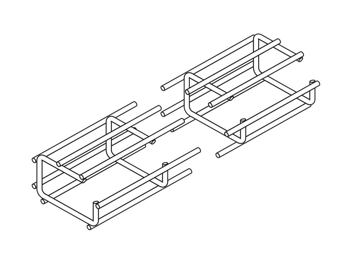 G-Kanal Lanz 75×50mm grau