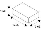 Befestigungsklammer SLV Easylight SCF M10 Edelstahl 56.5×36.2×15.6mm