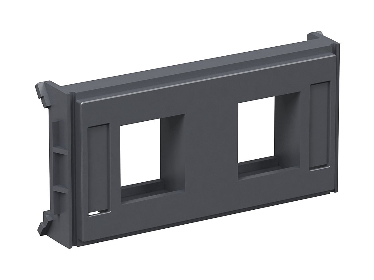 Montageset für 2×AMP110 Keystone grau OptiLine 50