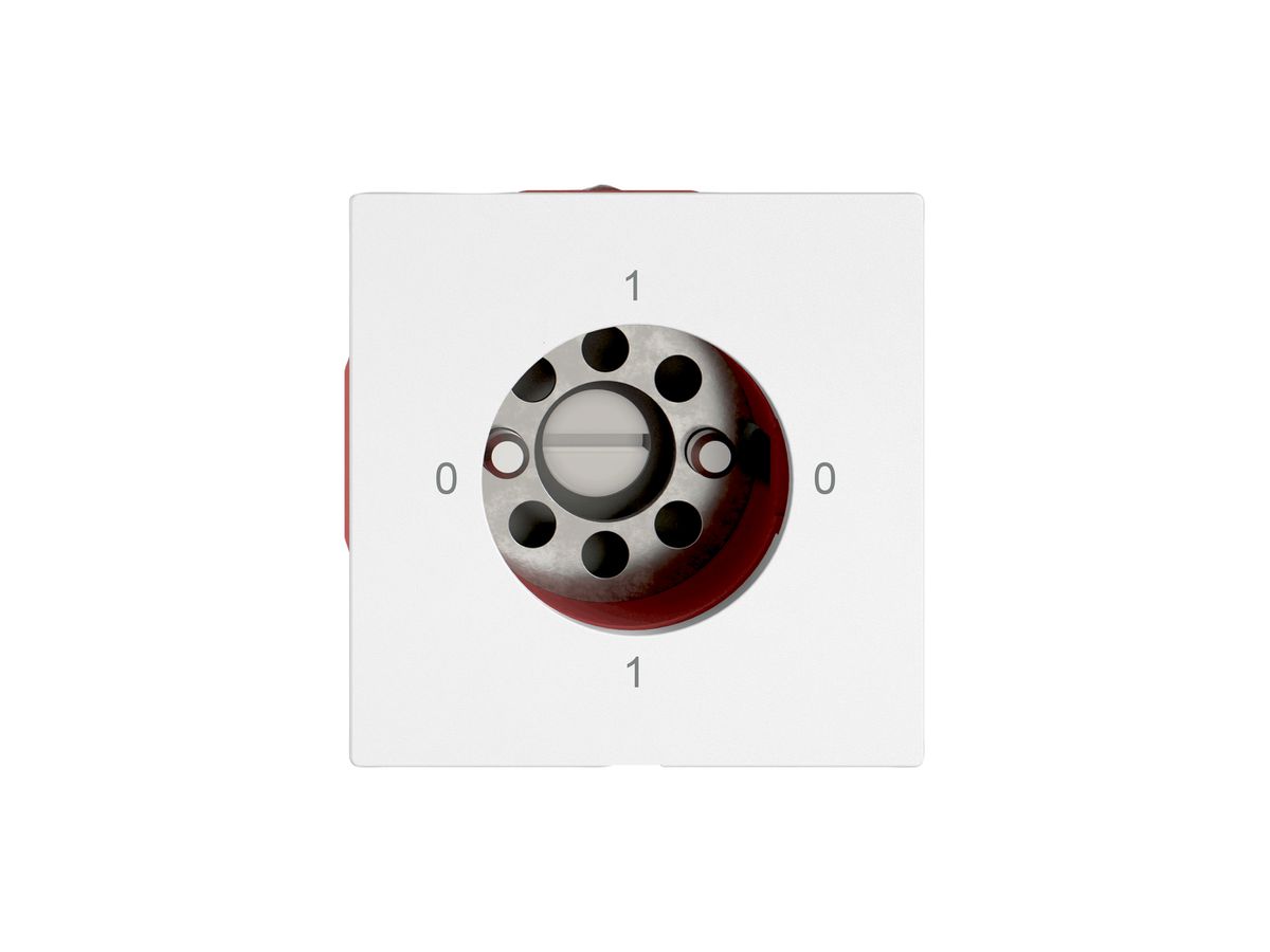Drehschalter EDIZIO.liv SNAPFIX® Ausschalter 0/4L o.Zylinder ws