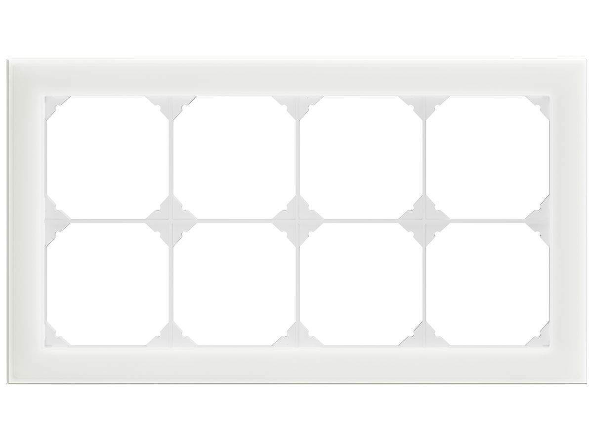 UP-Kopfzeile EDIZIO.liv prestige SNAPFIX® 2×4 274×154mm Glas ws