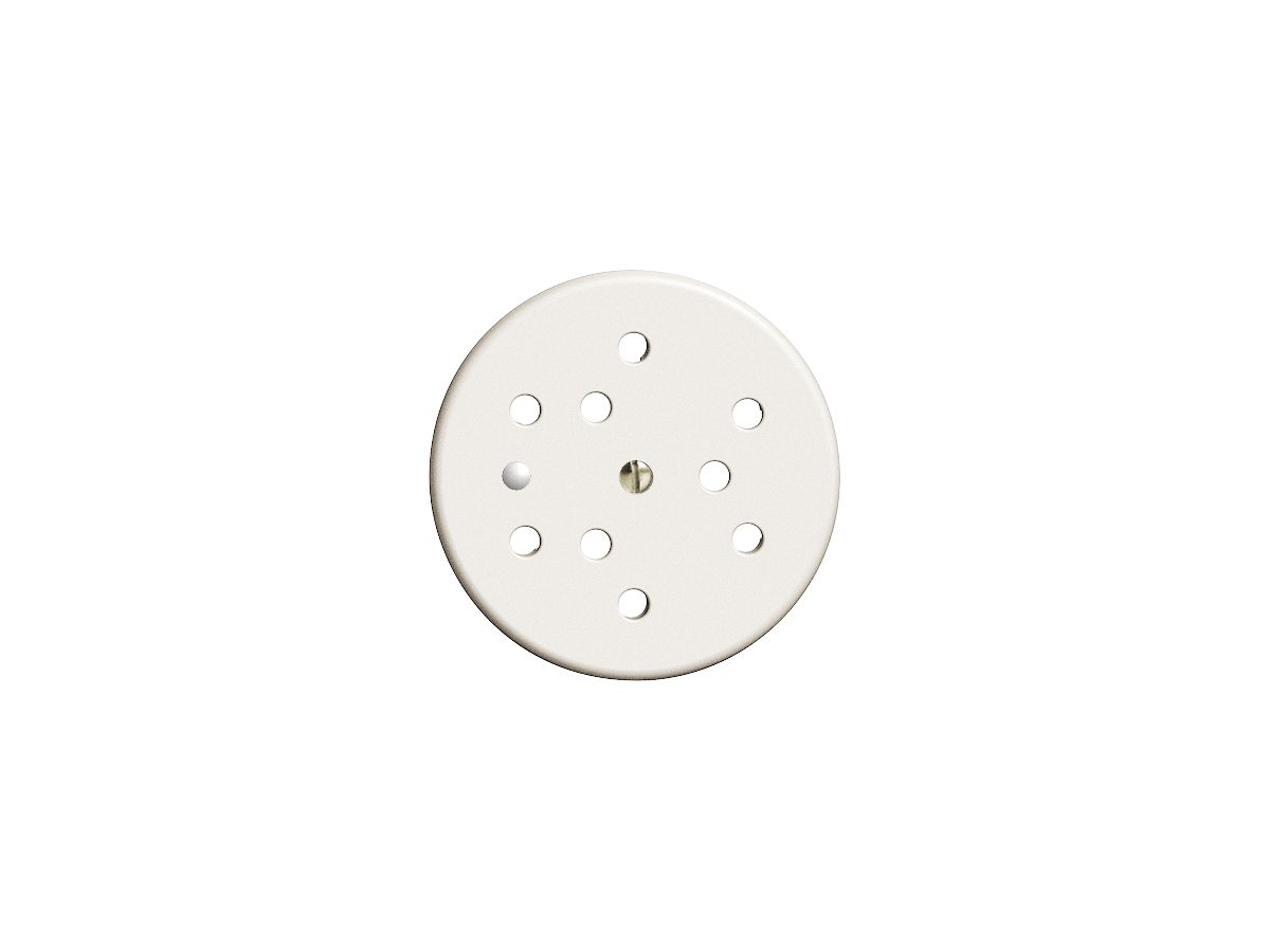 Frontscheibe FH 3×T12 weiss Ø58mm mit Linse