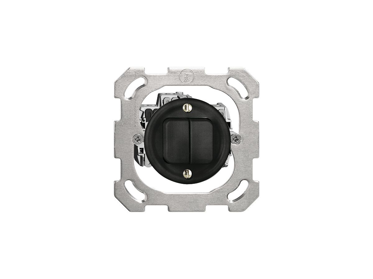 UP-Drucktaster 2×A-R/1L schwarz FH