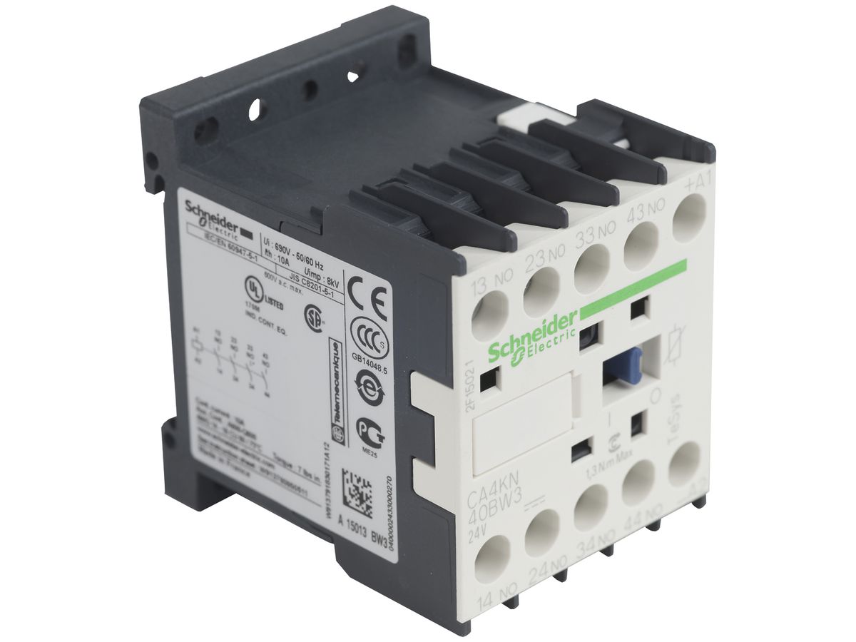 Hilfsschütz Schneider Electric CA4 24VDC 4S