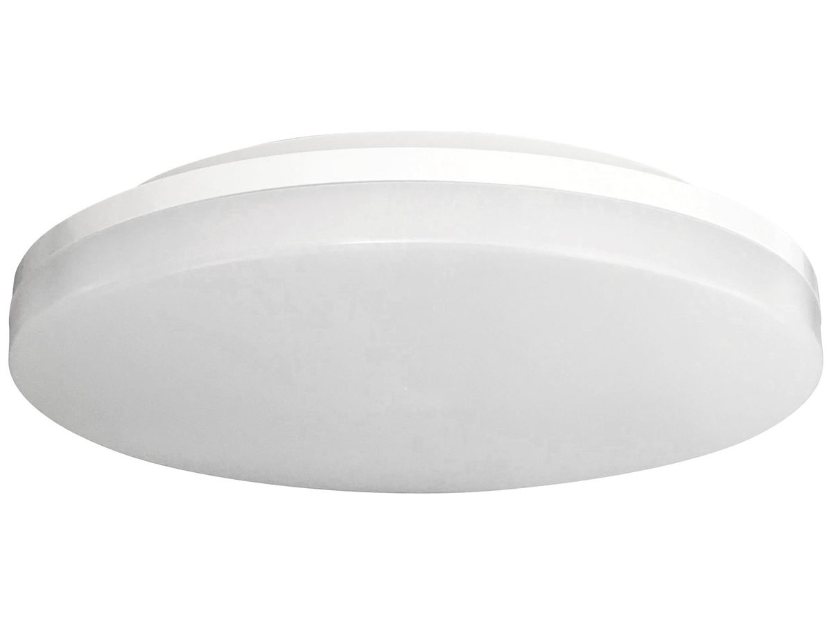LED-Deckenleuchte Z-Licht FlachLED HF 24W 2400lm 3000/4000/6000K IP65 Ø330 weiss