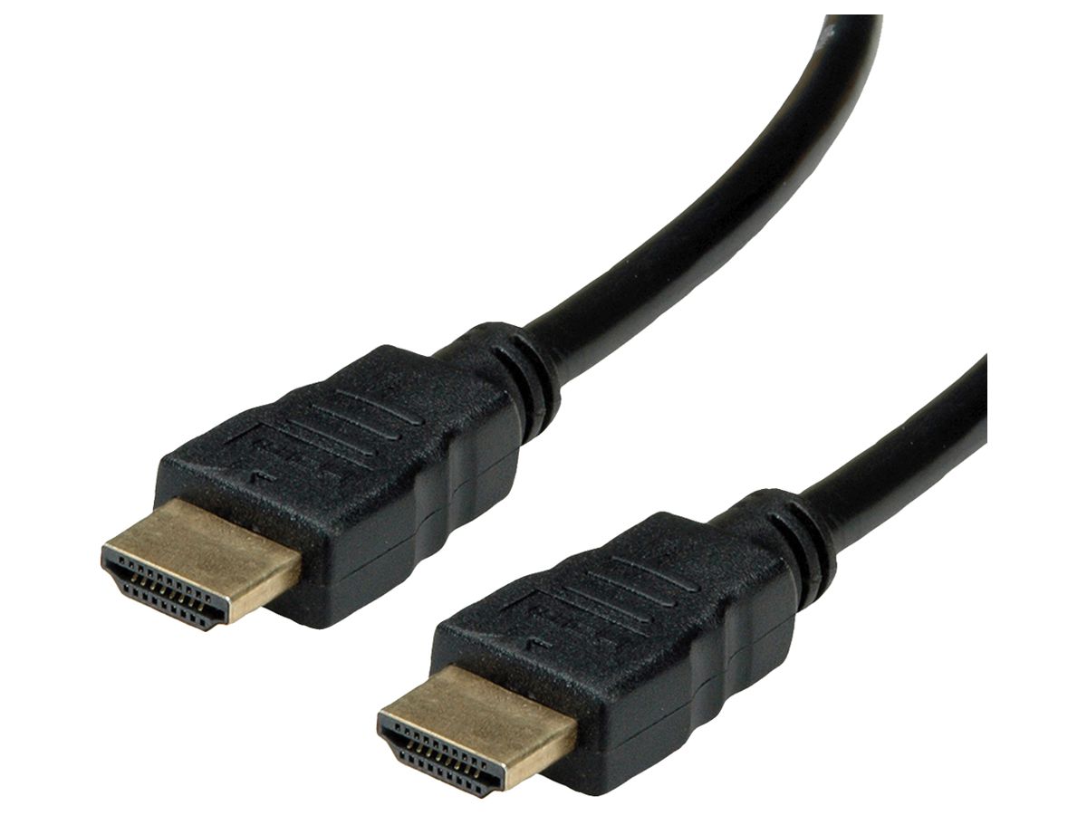 USB-Kabel ROLINE RM USB-C/USB-C (USB 3.2 Gen2) 10Gbit/s 100W schwarz 0.5m