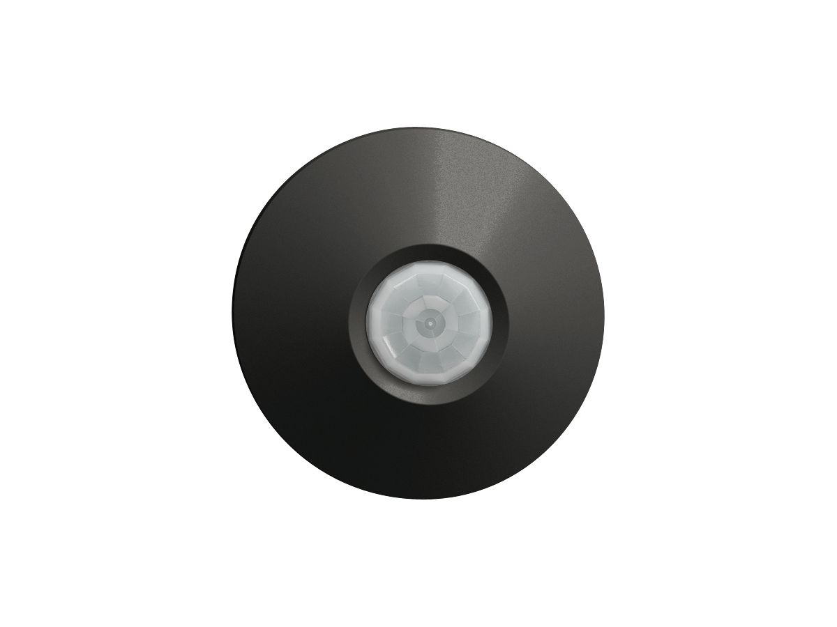 UP-Präsenzmelder 360° schwarz Universal PIRI EDIZIOdue, rund