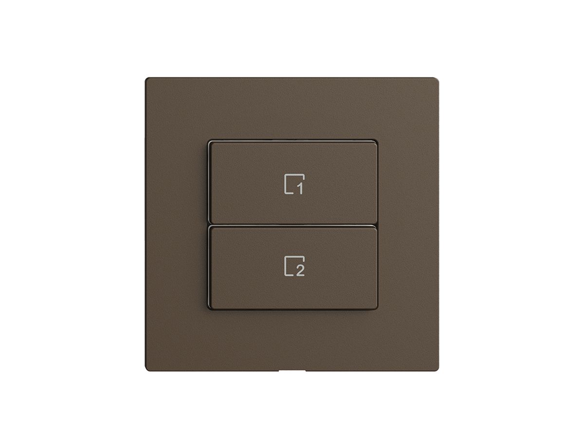 Szenentaster 2 Szenen vertikal/2T Edue Wiser coffee