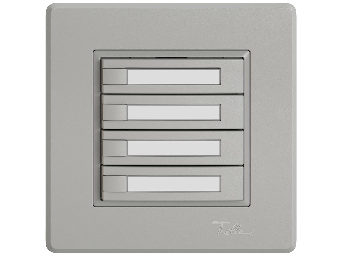 UP-KNX-Taster RGB EDIZIO.liv SNAPFIX® Temperaturfüh.o.LED Pap.4×T 1-Tbed.hgu