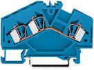 Durchgangsklemme frontverdr. WAGO 4mm² blau
