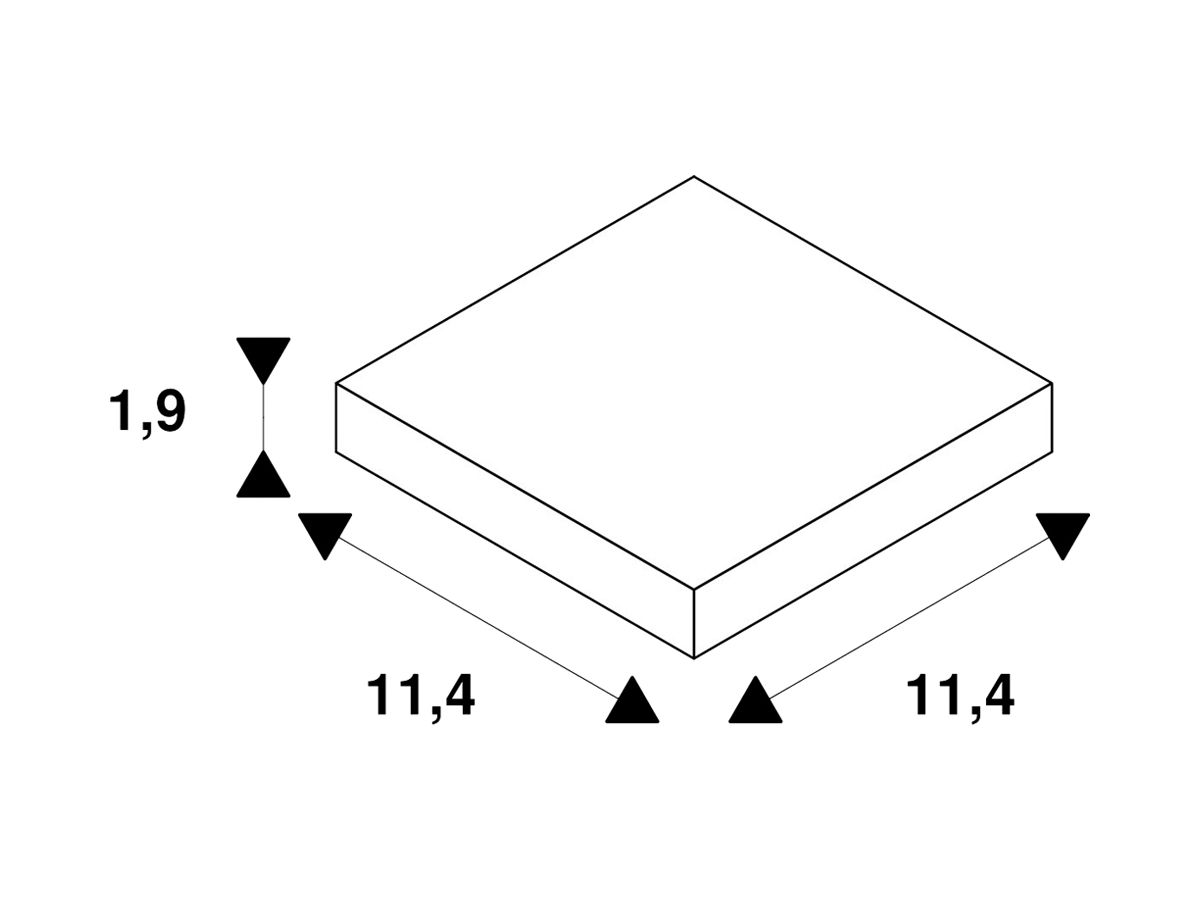 L-Verbinder SLV 48V TRACK 2-polig weiss