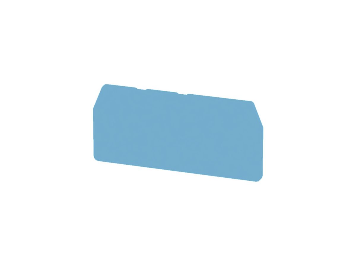 Abschluss-/Zwischenplatte Weidmüller ZAP/TW ZDU1.5/3AN 63.5×28.9mm blau