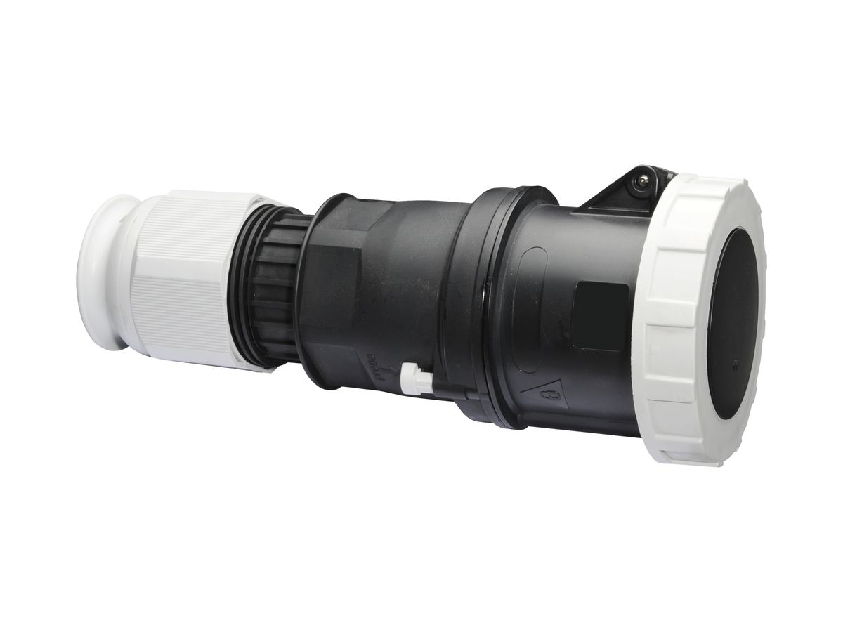 Kupplung CEE Bals 5P 125A 500V 7h schwarz IP67 vernickelt SK