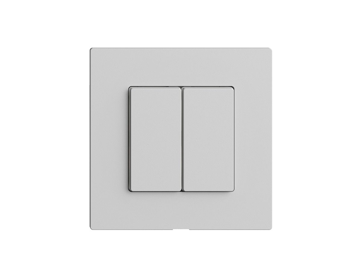 Nebenstelle zu Druckschalter 2K/2T WLAN Edue Wiser hellgrau