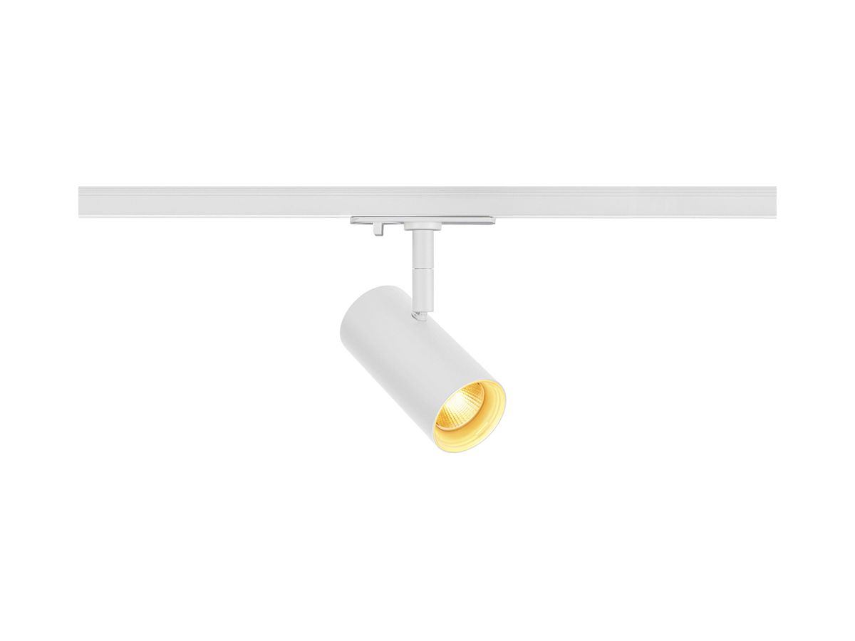 LED-Strahler SLV NOBLO SPOT PHASE 6W 750lm 930 32° DIM 1PH Ø50mm weiss