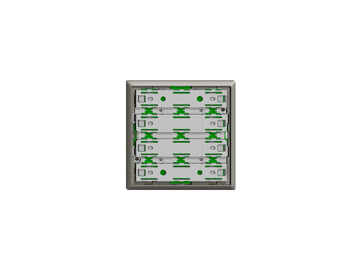 KNX-Funktionseinsatz RGB 1…8-fach EDIZIOdue dunkelgrau m.LED, m.Temperaturfühler