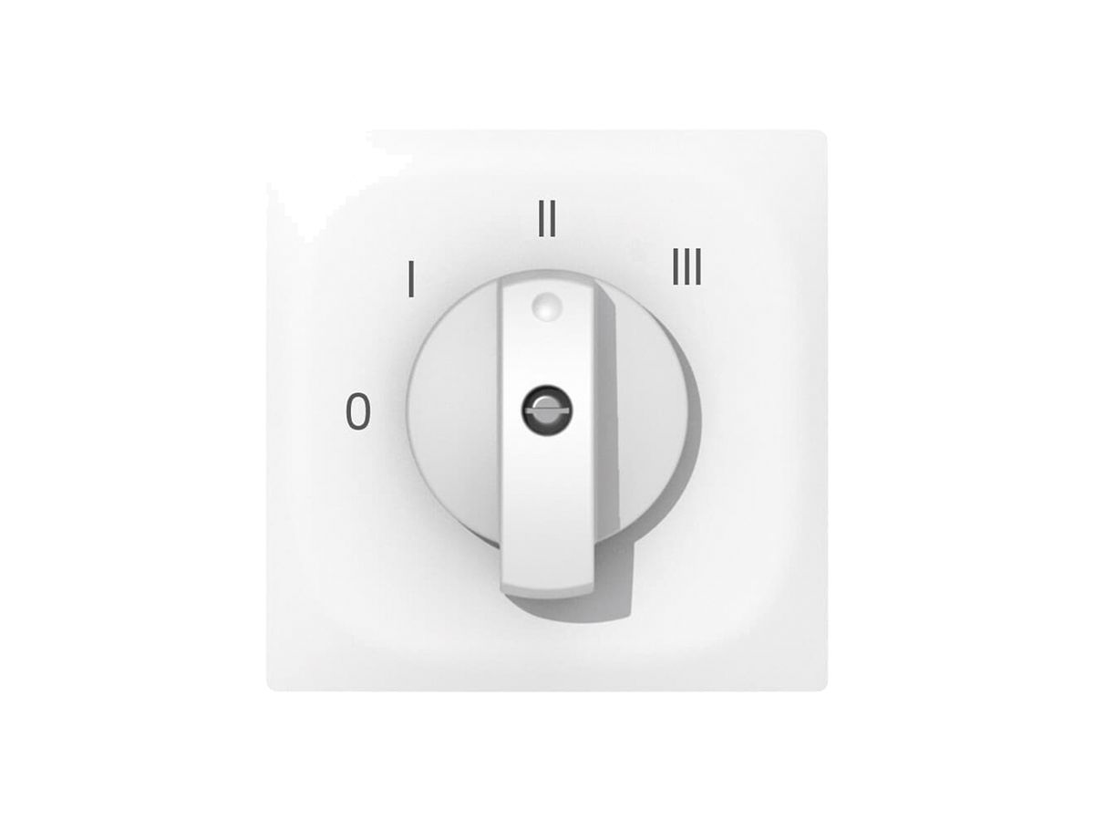 UP-Drehschalter SIDUS E 5/1L weiss