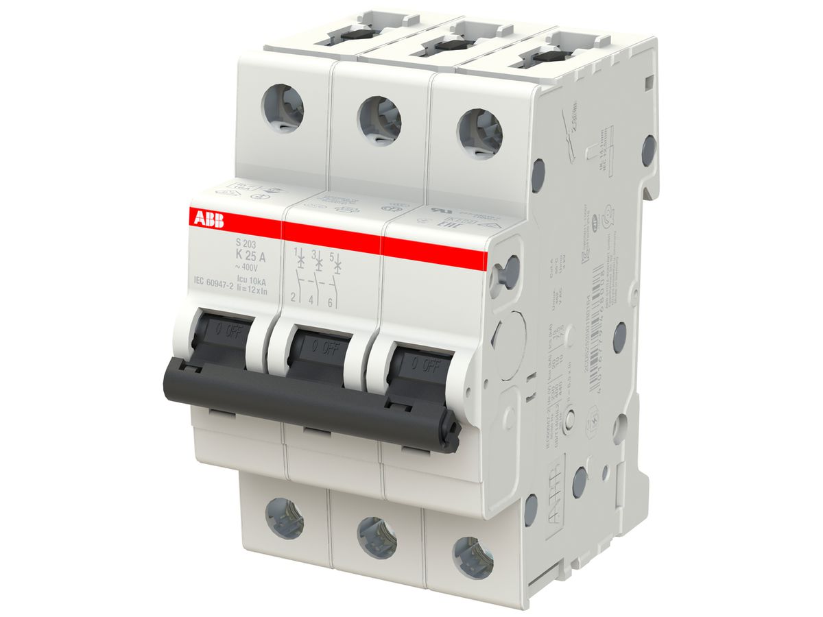 Leitungsschutzschalter ABB S203-K25 25A 6kA