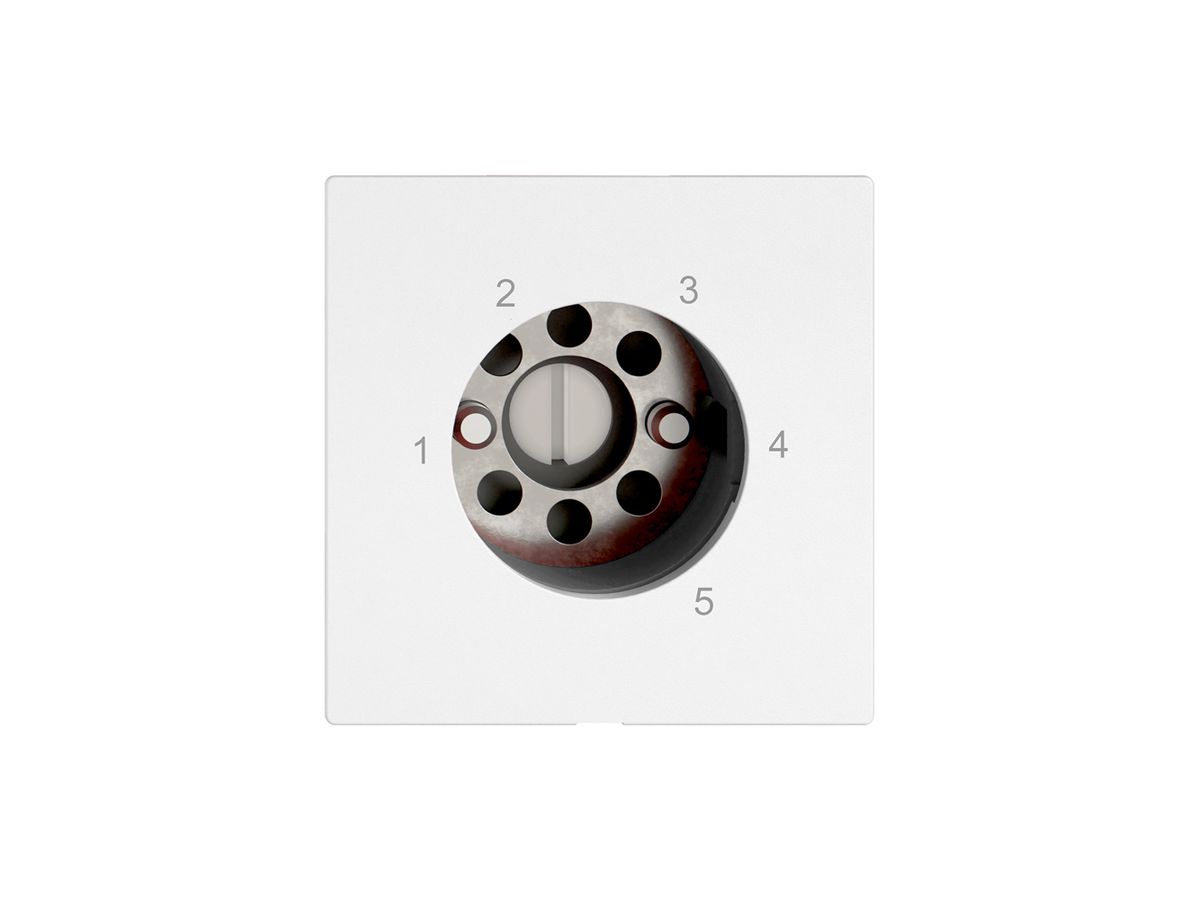 Schlüsselschalter EDIZIO.liv für KABA 1262KA 5 Stuf.2P 1-2-3-4-5 T=87mm ws