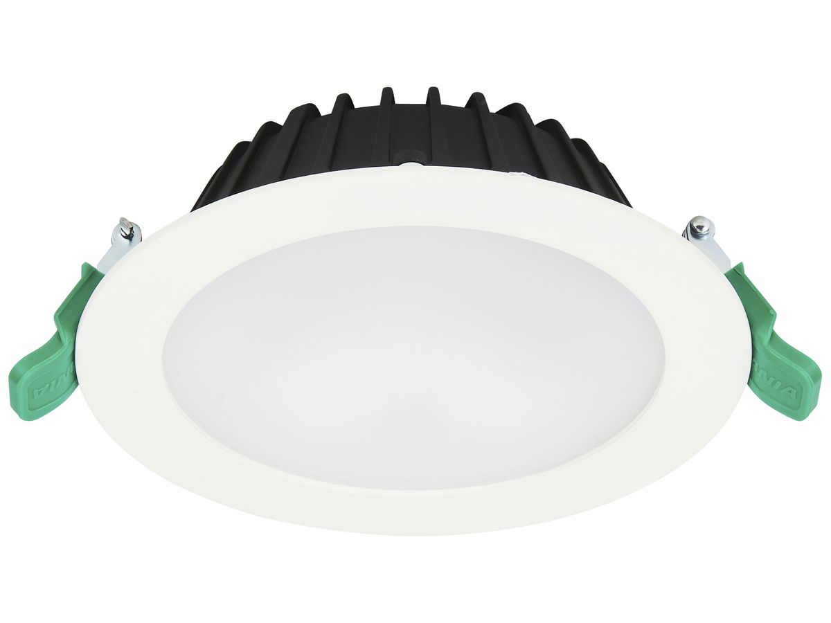 LED-Downlight Sylvania INSAVER 9.5W 1000lm 3000K IP54 WB Ø150mm weiss