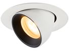 LED-Downlight SLV NUMINOS GIMBLE XS 6.9W 950lm 3000K WB DALI Ø68 ws/sz
