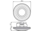 UP-Präsenzmelder Theben LUXA 103 S360-12 KNX 360° weiss