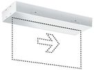 Notleuchte ESYLUX SLX 32 LEDi Display 8h, weiss